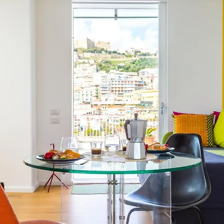 Seaview Terrace 360°& Elegant Loft Apartament Neapol
